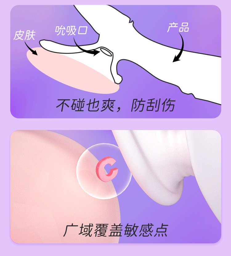 【五星好評】【贈送超爽潤滑液】 YEAIN夜櫻吮吸震動棒吮吸震動一體 情趣用品 糕潮神器 撫香花 1件 贈送超爽潤滑液