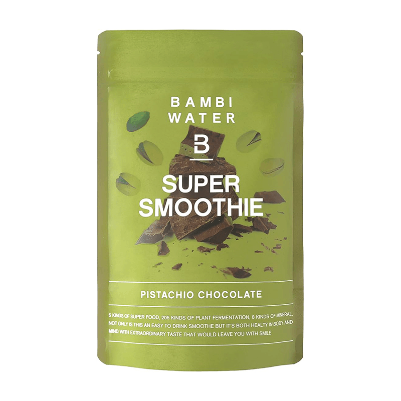 【日本直郵】Bambi Water 高纖維代餐粉奶昔200g 開心果巧克力口味