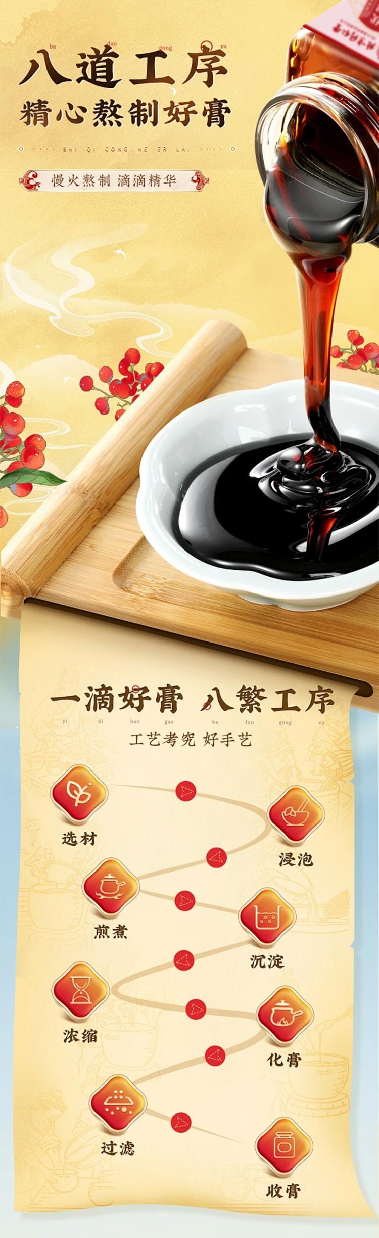 北京同仁堂伏湿膏180克/瓶调理脾胃祛除舌苔重祛湿 ​健脾祛湿 缓解疲劳​ ​润肠通便增强脾胃消化【八道工序 十大原料熬制】