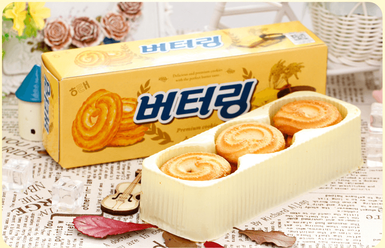 韓國 HAITAI海太 奶油曲奇餅乾 86g