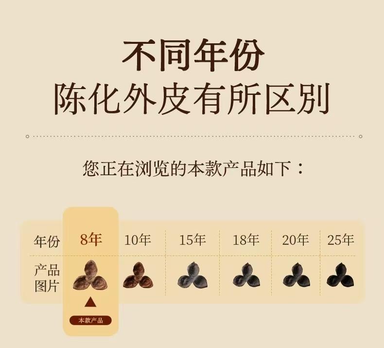 杞里香 宁夏银川特产 道地八年陈皮 85克 干货礼盒装 泡茶煲汤 足年陈化 道地产区 回味甘醇