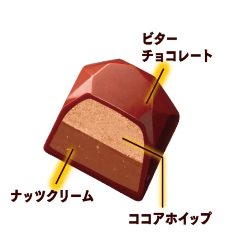 日本 FUJIYA不二家 甜點系列 巧克力圓頂蛋糕口味 夾心巧克力 40g