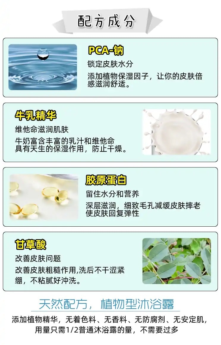 日本 COW 牛乳石鹼共進社 植物性溫和 無添加沐浴露 550ml