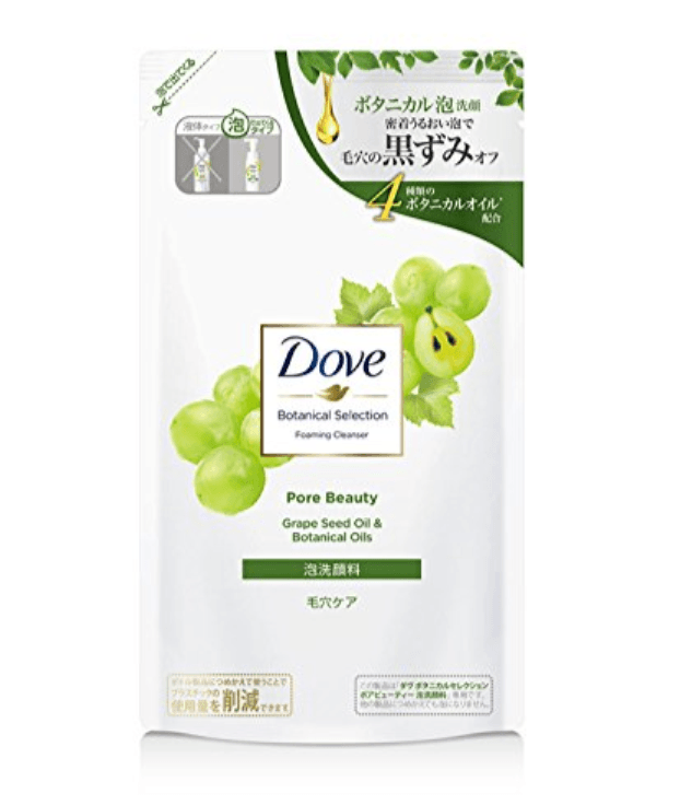 Unilever Japan DOVE Botanical Selection Pore Beauty Foaming Cleanser 135ml Refill