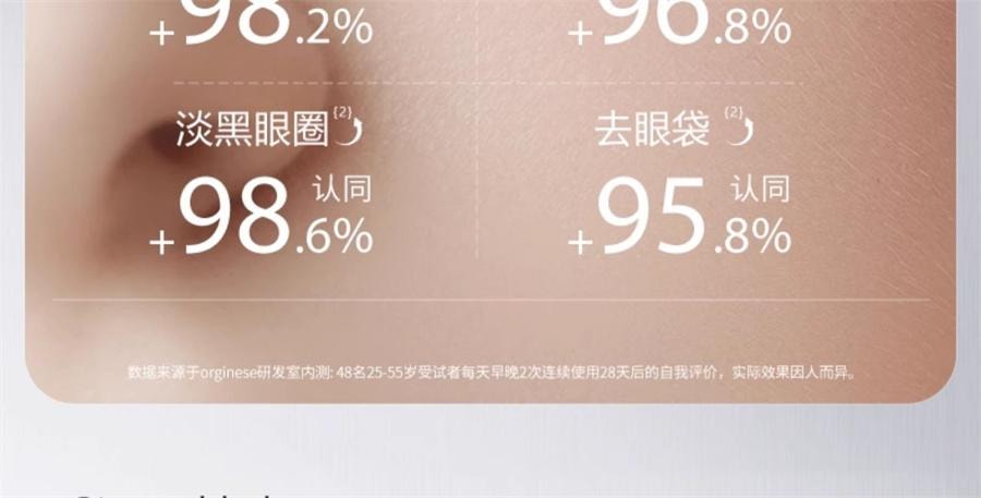 【中國直郵】 ORGINESE 眼膜貼淡化祛黑眼圈消皺細紋抗衰去除眼袋提拉緊緻神器女男士 60片/盒