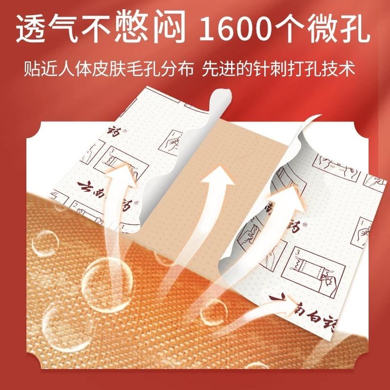 【中國直郵】 雲南白藥膏藥舒筋活血止痛膏藥貼跌打損傷肩周炎關節疼痛貼膏12貼/盒