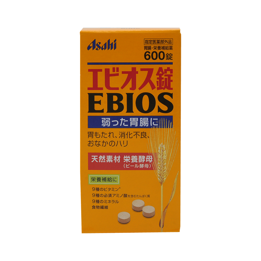 Natural Brewery Yeast Ebios Supplement 600tablets