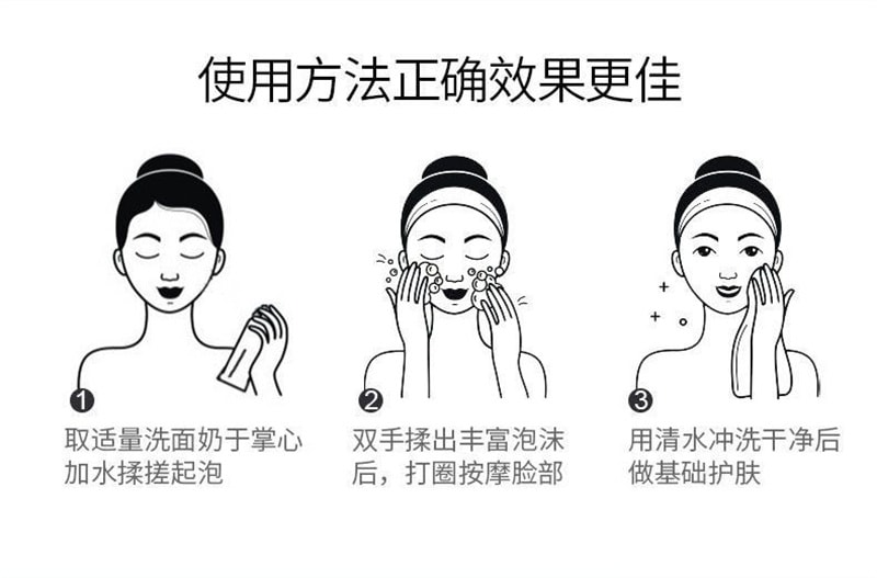 【中国直邮】仁和 硫磺净颜洗面奶男女学生清洁肌肤污垢妆后残留泡沫细腻洗面奶  50ml
