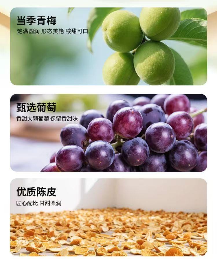 Dried Tangerine Peel Plum Grape 100g