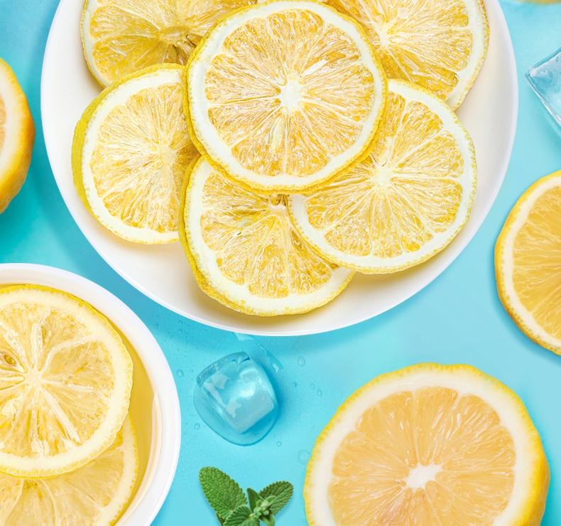 【中国直邮】  福茗源 茶叶花果茶 冻干柠檬片泡水蜂蜜柠檬茶大片独立小包装袋装250g