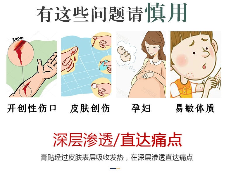 【中国直邮】王泰林 万痛筋骨膏药贴通络贴 2盒装 舒筋活络 腰肌劳损