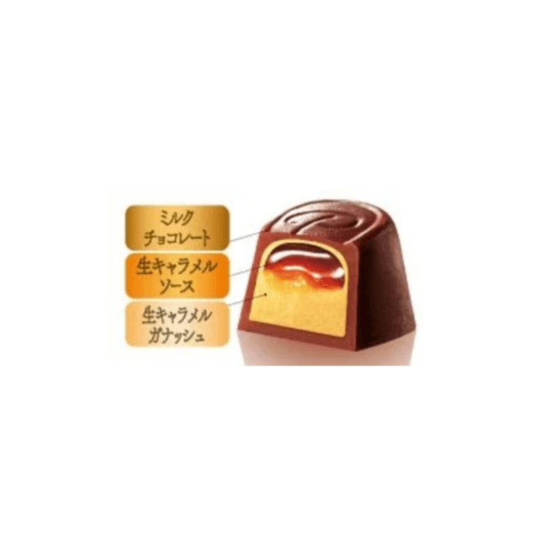 日本 FUJIYA 不二家 高級版 LOOK 軟心焦糖巧克力 44g