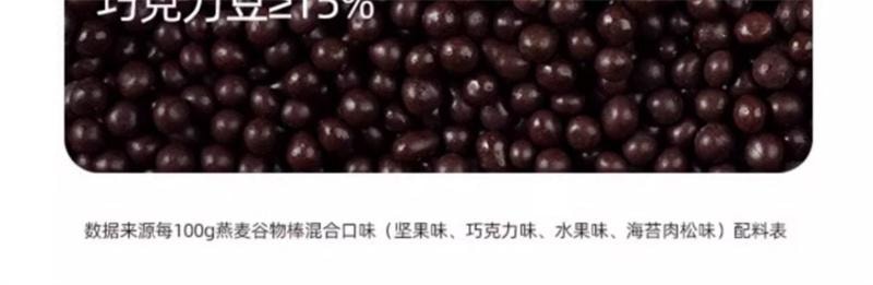 【中国直邮】  暴肌独角兽 蛋白棒早餐能量燕麦谷物减低0磨牙无糖精脂肪卡热量棒代餐零食 480g*1箱