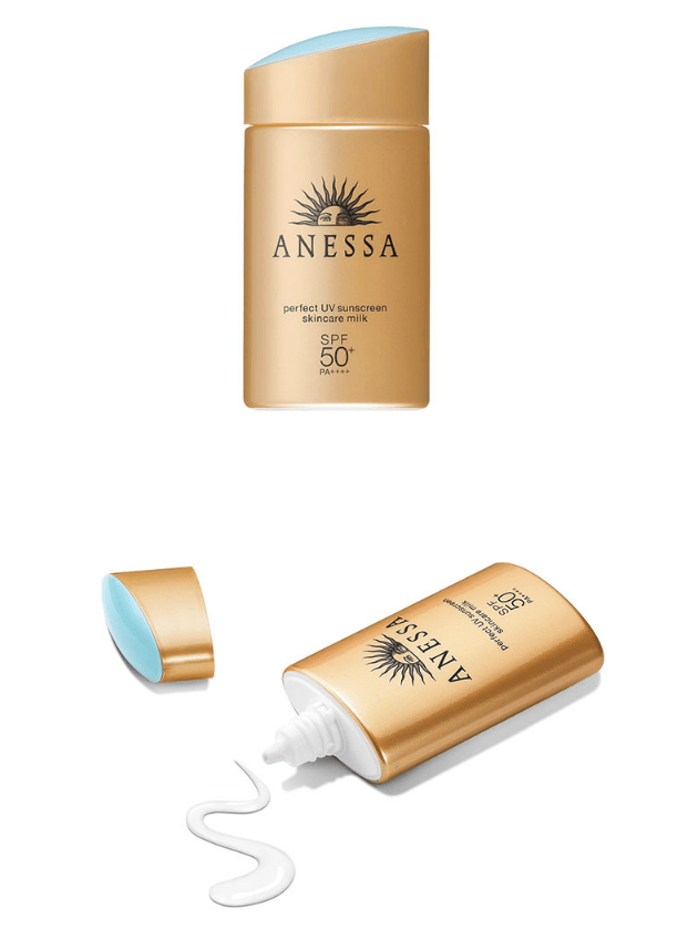 ANESSA Perfect UV Sunscreen Skincare Milk Gold Normal Skin SPF50+ PA++++ 60ml