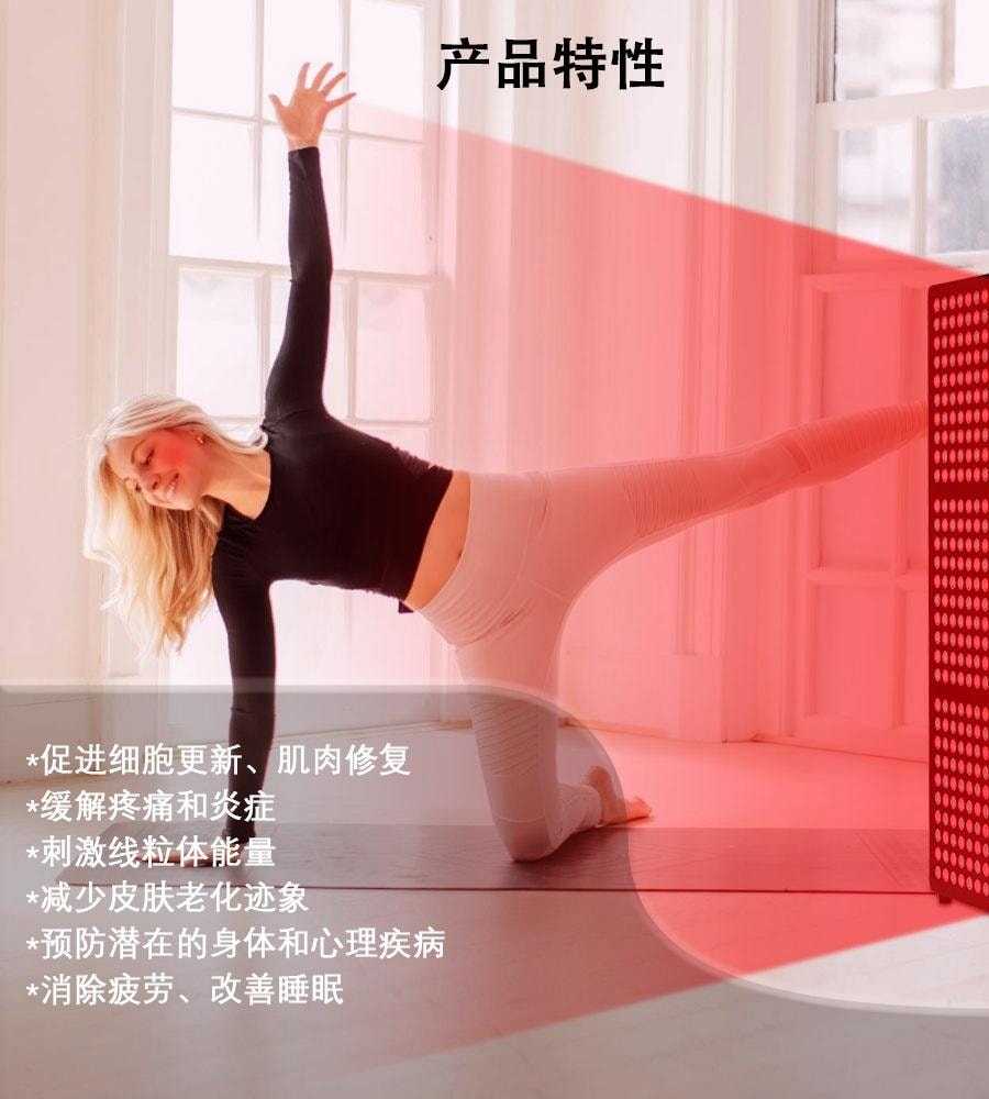 【中國直郵】 丹牛 LED美容燈 300w 紅外線物理治療儀 美白祛痘修復