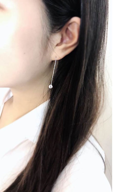 14K Handmade Dangle Earring 1 Pair