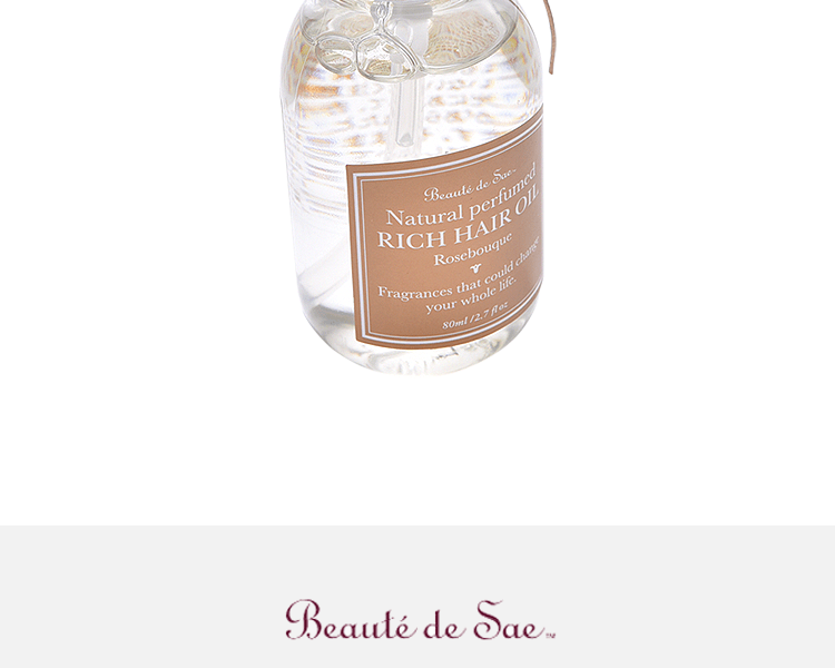 Beaute de Sae||自然香薰发油||玫瑰香型 80ml