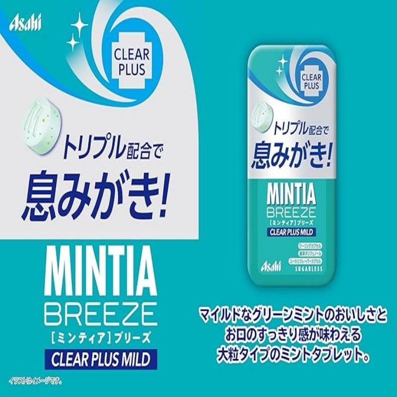 日本 ASAHI MINTIA 勁風冰爽系列 柔和薄荷味大顆清涼糖 30粒