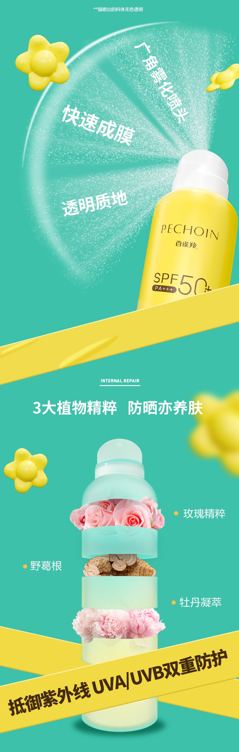 Bee Sunscreen Spray SPF50+ 150ml