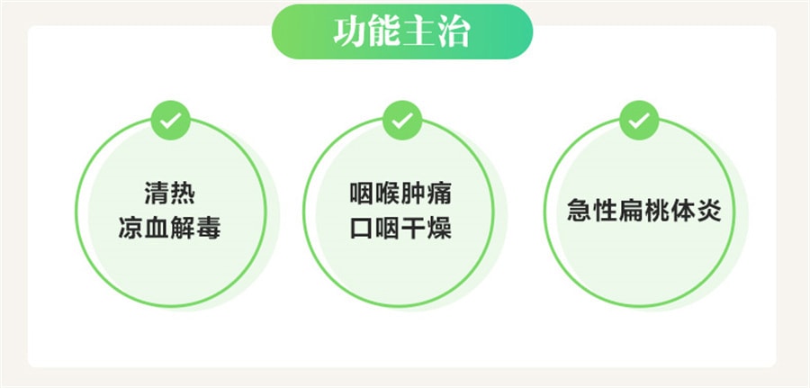 【中國直郵】同仁堂 板藍根顆粒沖劑扁桃體發炎咽喉腫痛病毒性感冒預防 10袋/盒
