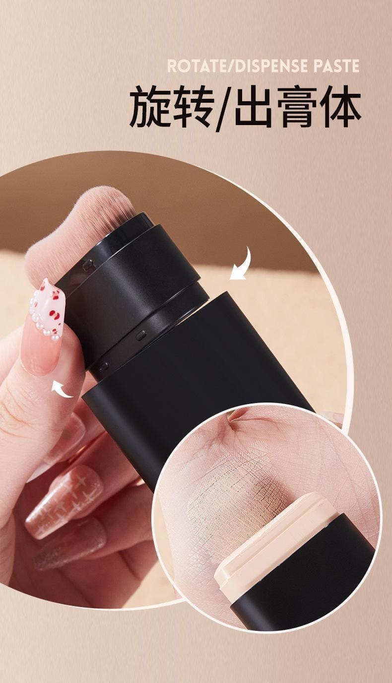 YZS 轻透亮采水光粉底棒 懒人粉底棒 10s速成妆 遮瑕力在线 自然色15g【韩女橡皮擦 原生水光肌】