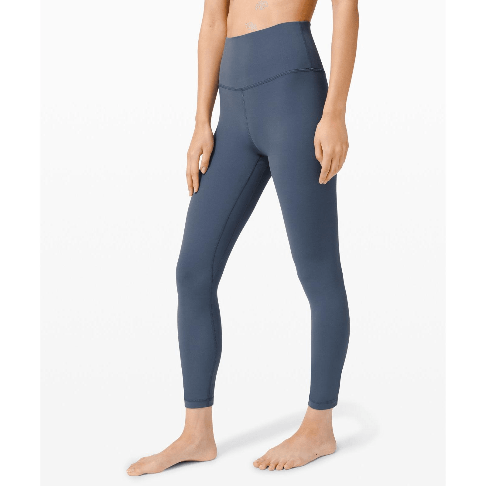 LULULEMON||Align女士運動高腰緊身褲24"裸感瑜珈亞洲版型||Iron Blue XL LW5CRDA