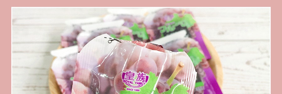 台湾皇族 天然果汁果冻 百香果葡萄混合口味 15包入 300g