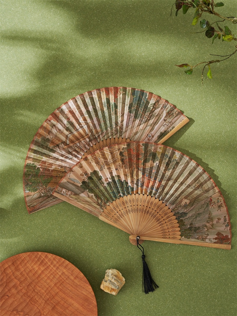 【中国直邮】故宫博物院 国风文创礼品礼盒 城门款-7寸折扇