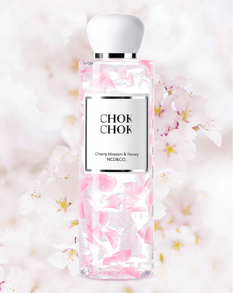 韩国CHOK CHOK 初出樱花丝绒沐浴露 250g 少女心沐浴露