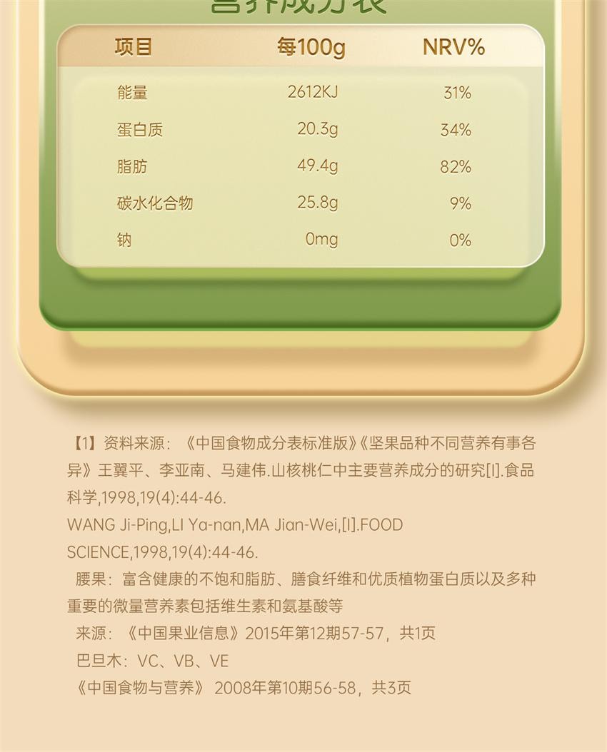 【中国直邮】 孕小饱 每日坚果 孕妇专用零食小吃营养孕期纯干果原味无添加剂果仁 500g/罐