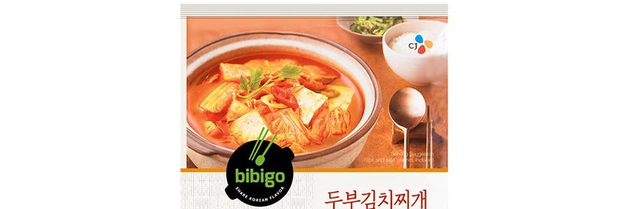 韓國CJ希傑 BIBIGO必品閣 韓式泡菜豆腐湯 460g 包裝隨機發