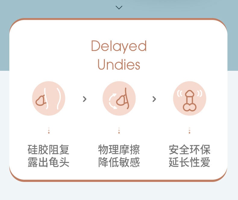 中國直郵 夜櫻 薄款冰絲四角褲頭 皓藍 摩擦增加版 L 1條