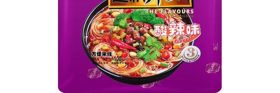 陳村 無油炸 過橋米線 酸辣味 4包入 400g