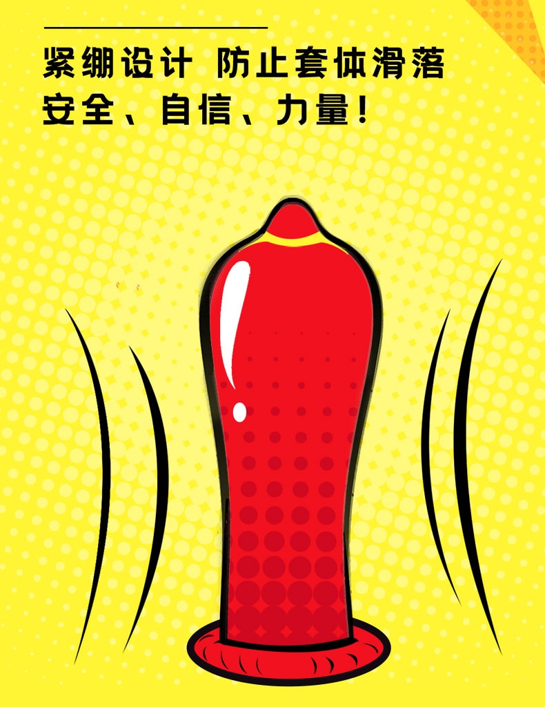 【中國直郵】倍力樂 緊繃-顆粒10只裝 超薄 顆粒物理延時保險套