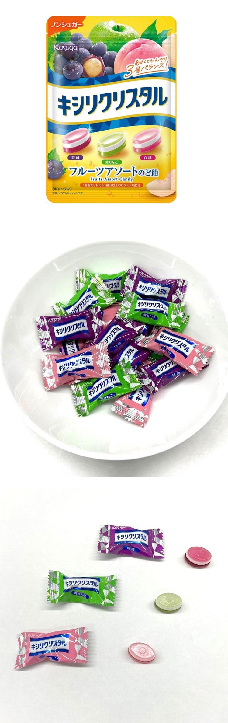 Seika Kisyli Crystal Assorted Fruit Throat Candy 67g