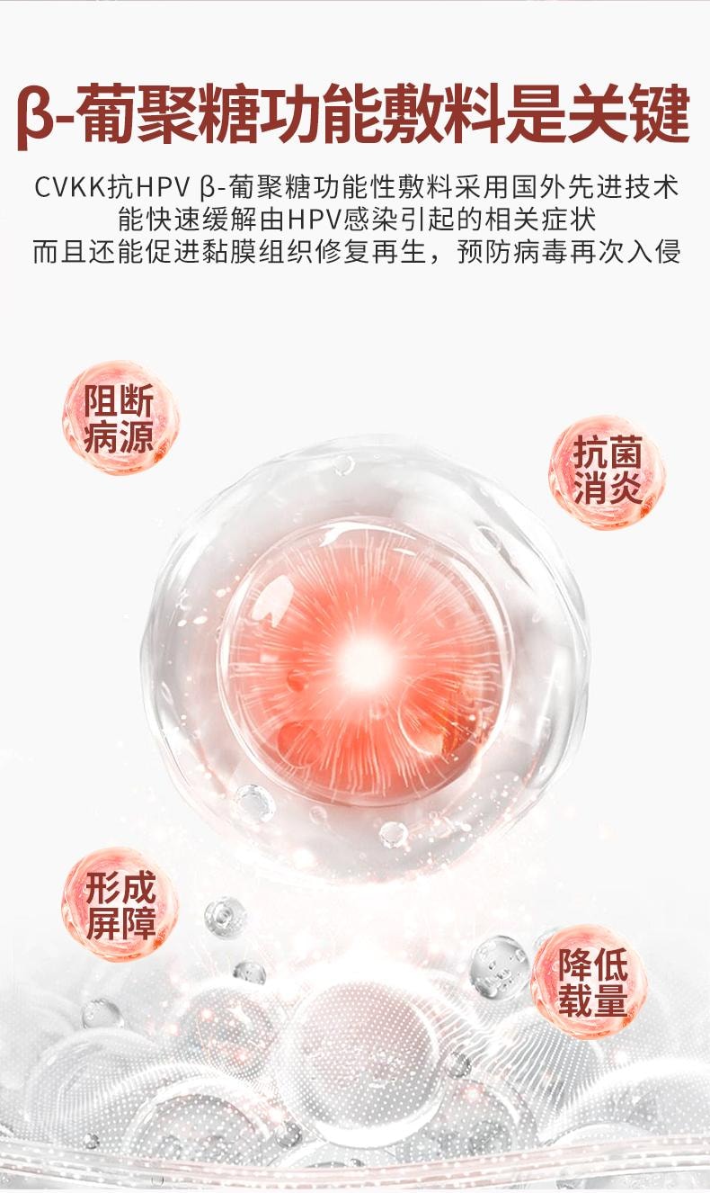 【中国直邮】 北京同仁堂 医用抗HPV病毒妇科凝胶3g*1支/盒