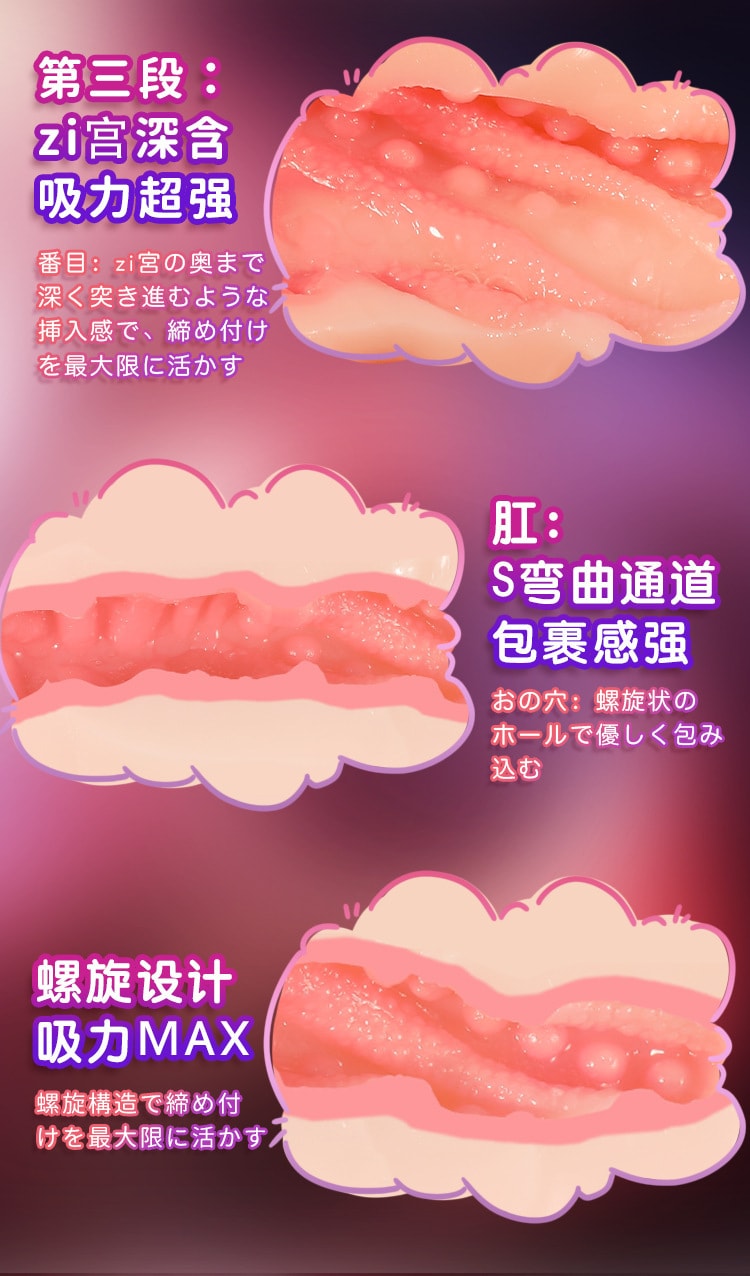 【中国直邮】正大 Tamatoys 浮气人妻欲求不满男用二次元双通道动漫飞机杯名器之家