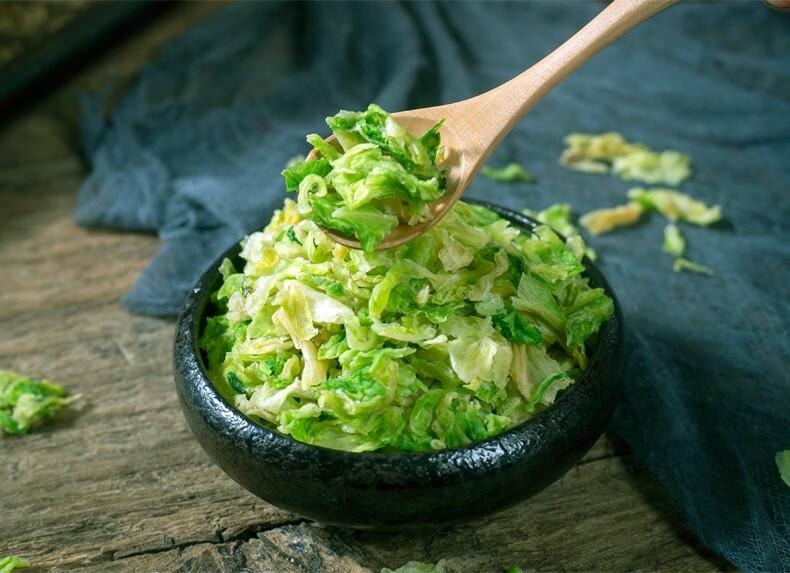 【中國直郵】 谷本道元 脫水蔬菜乾宿舍高麗菜速食蔬菜湯方便麵蔬菜湯包煮湯早餐配料 高麗菜乾 100g*1袋