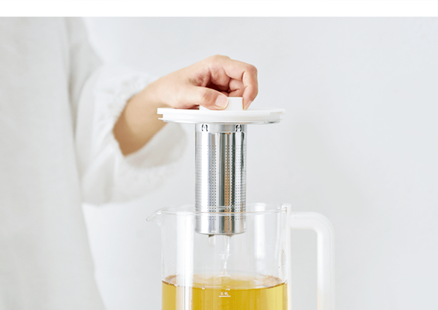 Health Kettle Silent Rapid Boil Multi-Function Glass Auto Keep Warm 1.5L White Supports 100–220V usable in the US.