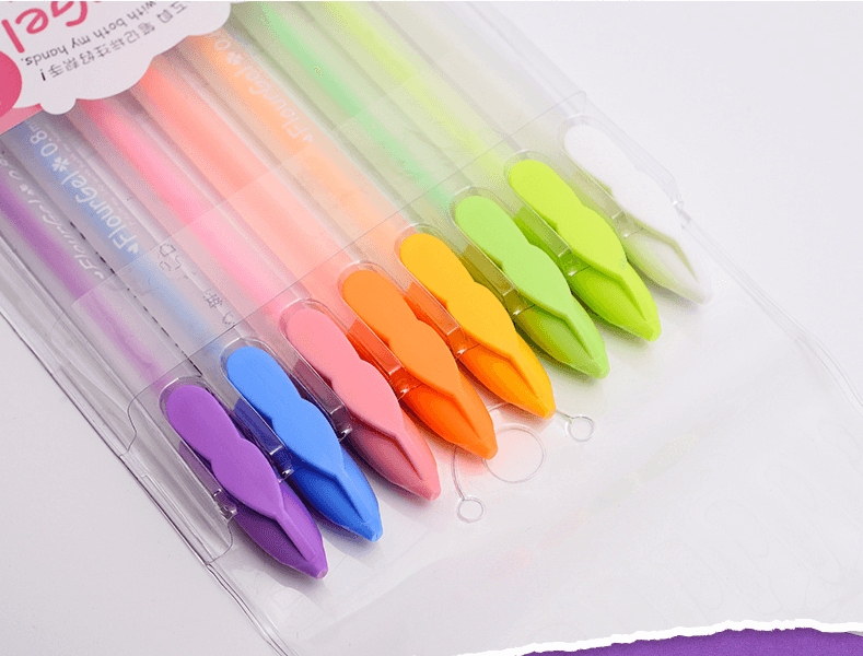 M&G 8 Colors Non- Toxic, Waterproof and Fade Resistant Gel Pen