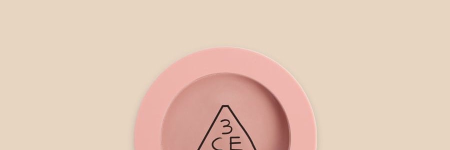 韓國3CE MOOD RECIPE 單色腮紅 霧面自然修容 #MONO PINK溫柔粉 5.5g【黃皮摯愛 斷貨王】
