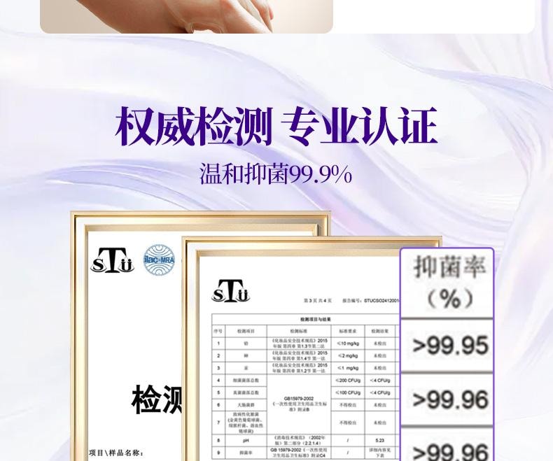 [Intimate Care Solution] Portable Pack of 24 Strips, Multi-Care Gel, Prevents HPV Before and After Intercourse, Antibacterial Wash