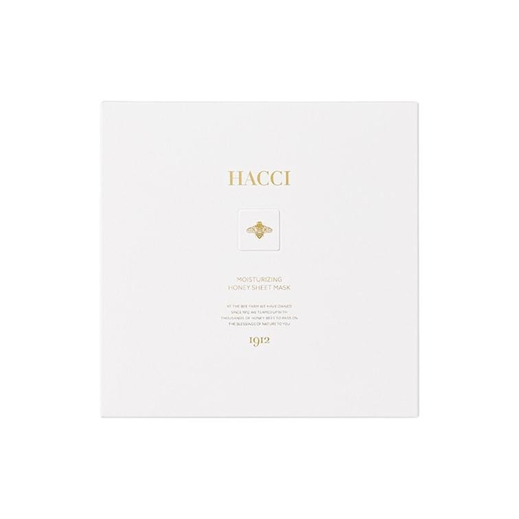 【出貨最新款包裝】【日本直郵】日本 花綺 HACCI 蜂蜜面膜特潤緊緻補水保濕 6枚