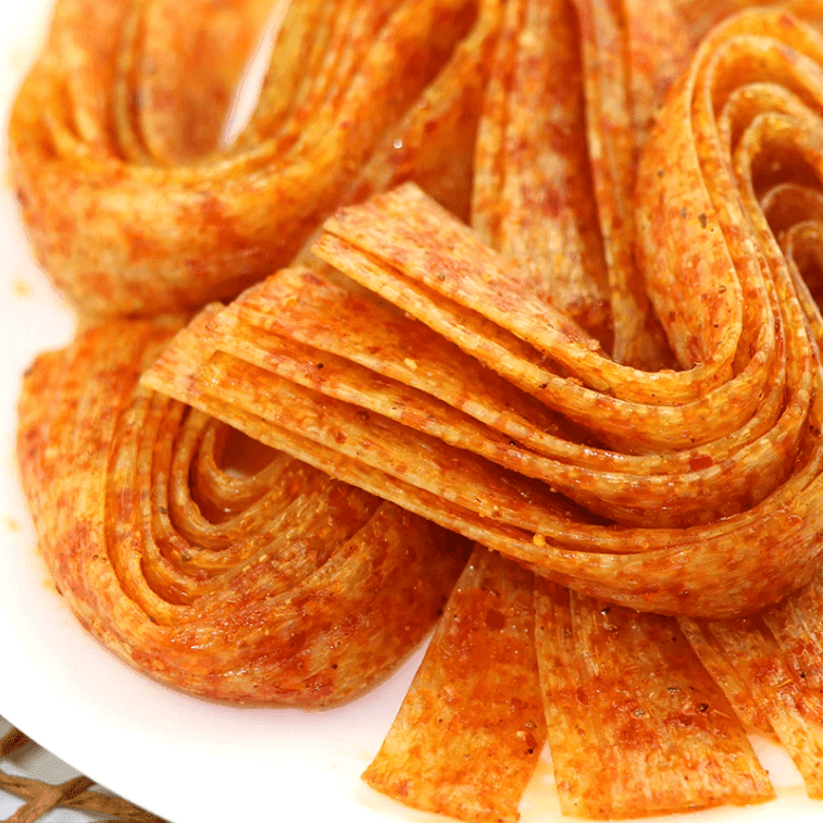【中国直邮】 大福食品 开胃丝辣条 辣片香辣卷 80后经典怀旧零食辣条 15g*3包