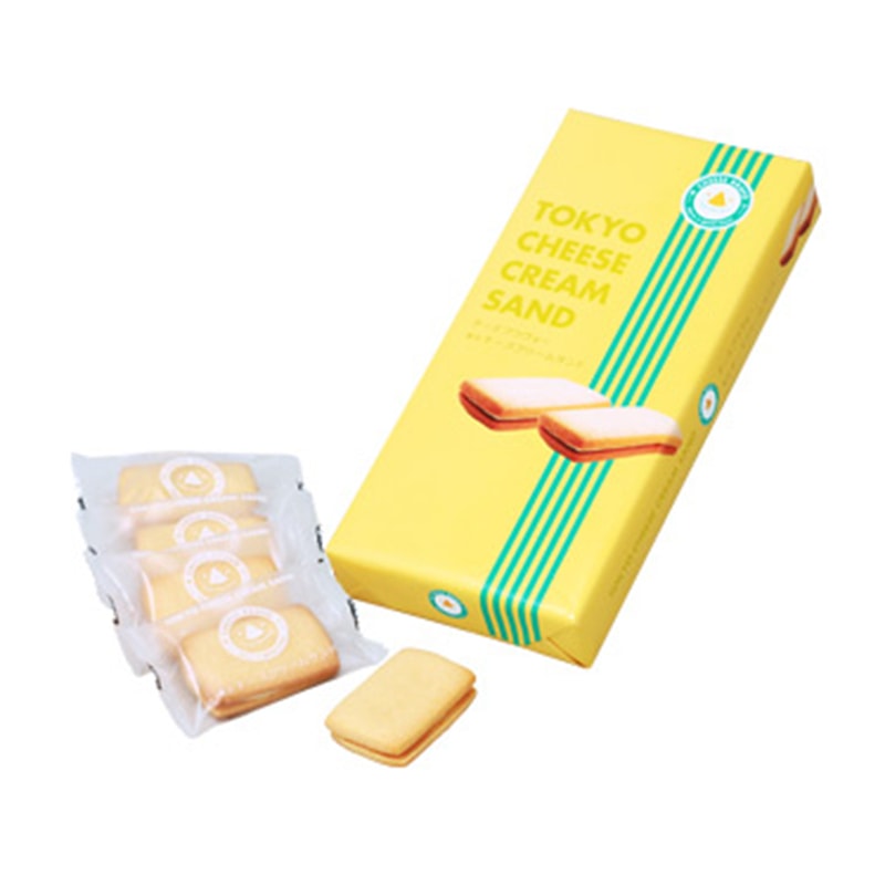 【日本直邮】DHL直邮3-5天到 日本BUONO 鲜奶芝士三明治饼干 5枚装