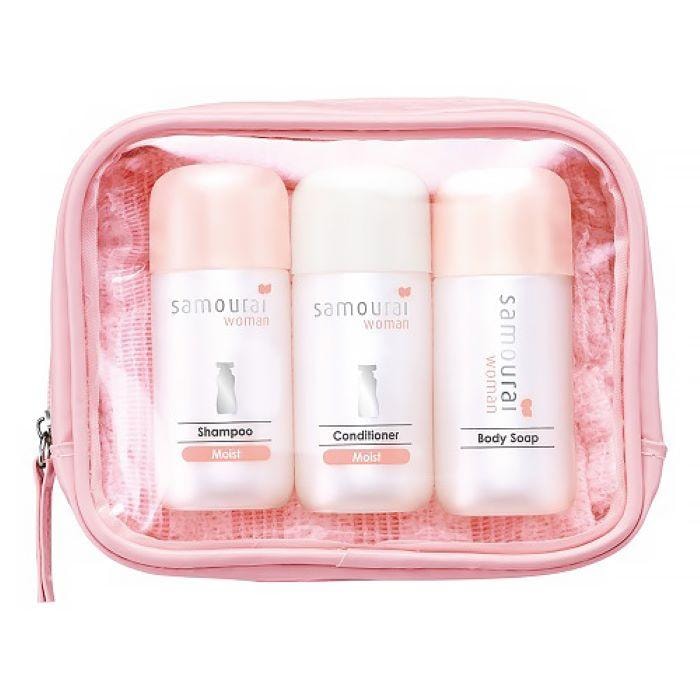 日本 SAMOURAI WOMAN 武士女 香槟玫瑰旅行套装 4pcs