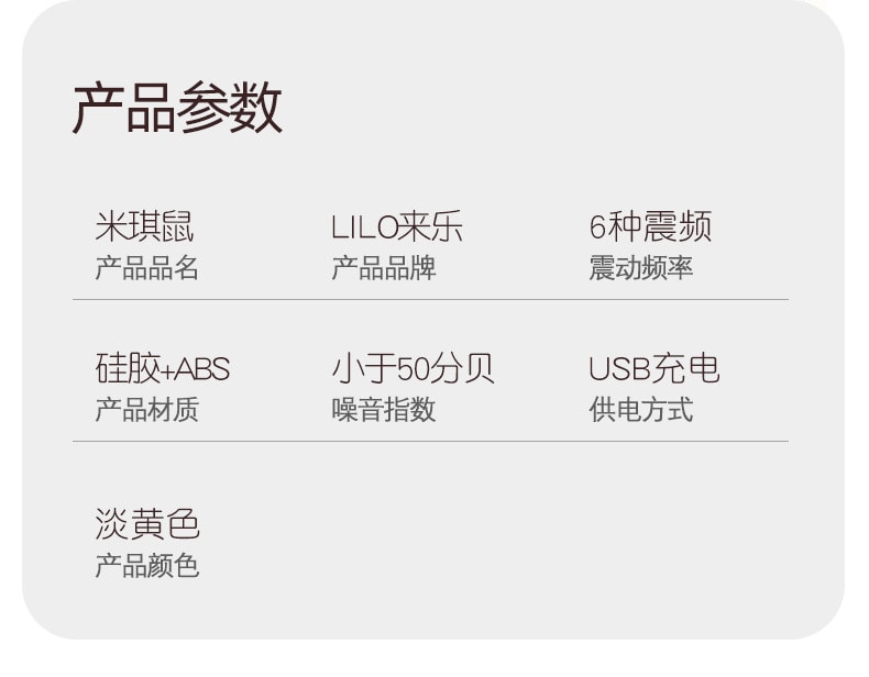 【中国直邮】米奇鼠 女能用强震 按摩跳蛋  成人情趣用品