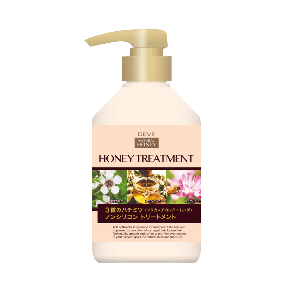 熊野油脂 Deve 滋潤修護蜂蜜護髮素 450ml