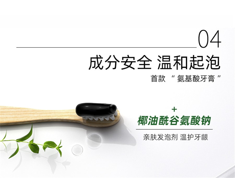 【中國直郵】ecodenta 黑炭牙膏美白去煙漬牙漬去黃清新男士專用無氟亮白牙膏 100ml