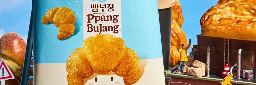 韩国NONGSHIM农心 迷你咸可颂脆 牛角面包块 海盐黄油味  55g【韩国爆火零食】【GS25便利店人气同款】